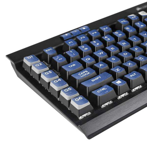 Czech Republic Flag Distressed K95 RGB PLATINUM Mechanical Gaming Keyboard Skin